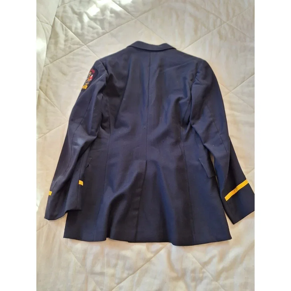 Vintage Wisconsin American Legion Uniform Jacket Patches Buttons Navy Blue - Picture 9 of 10